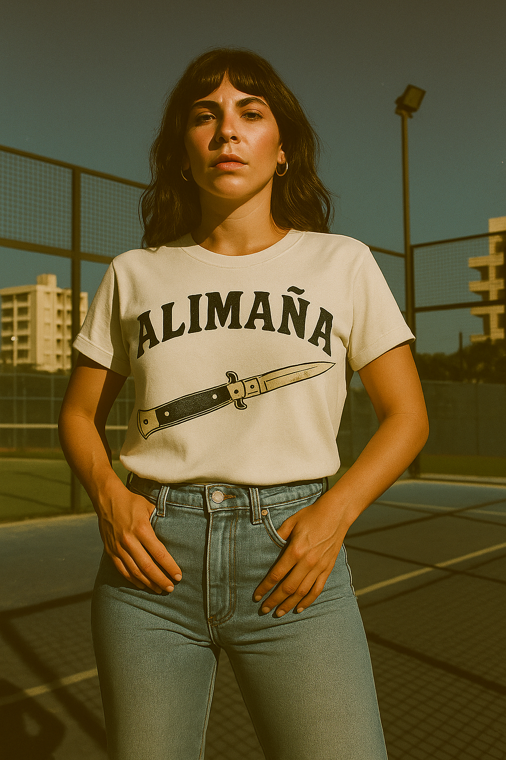 ALIMAÑA T-Shirt with Switchblade Graphic - design-applied-model-5-variant-1-2025-04-27T19-22-01-189Z.png