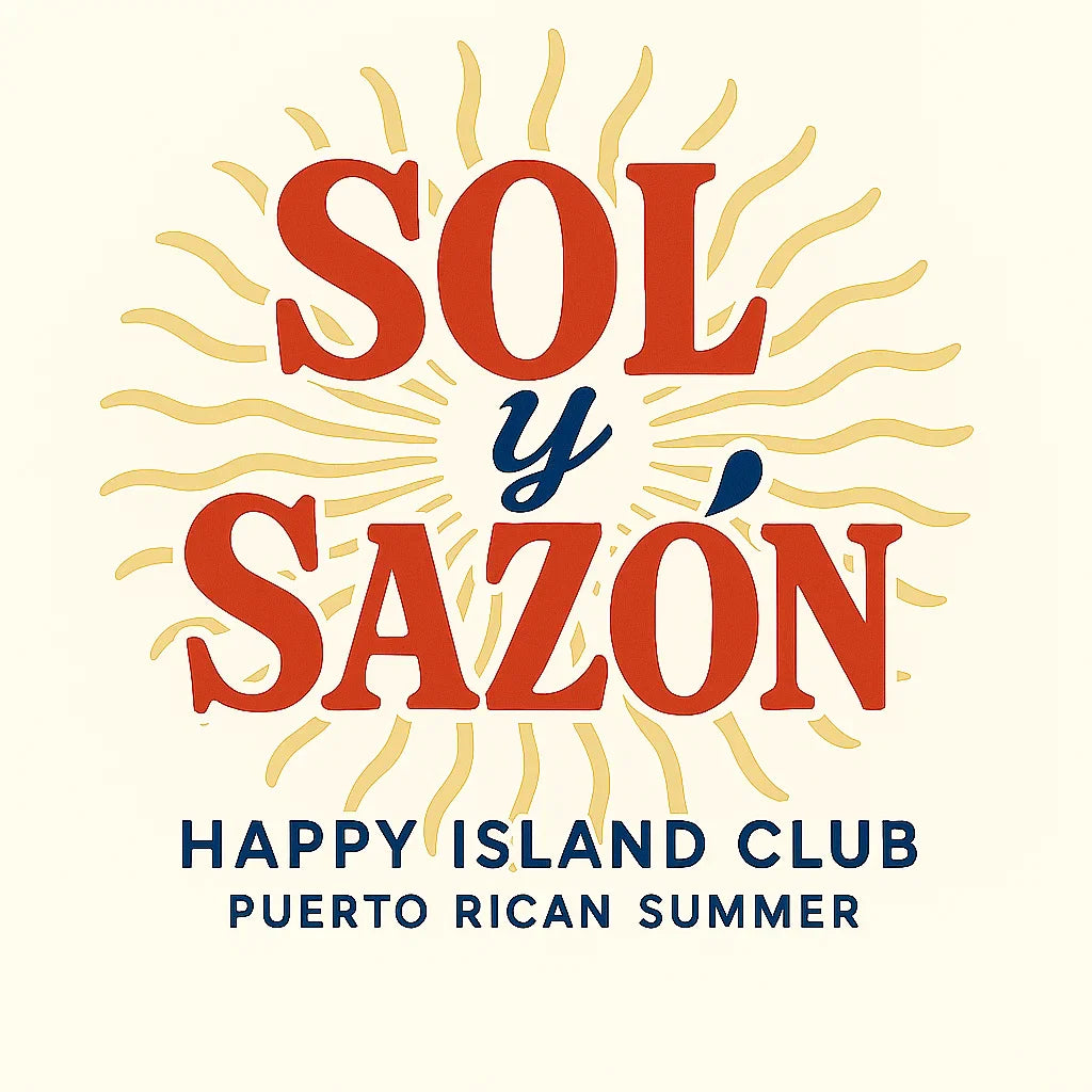 Sazon Stickers Discover the Cultural Vibes of the Sol y Sazón Sticker – Happy Island Club