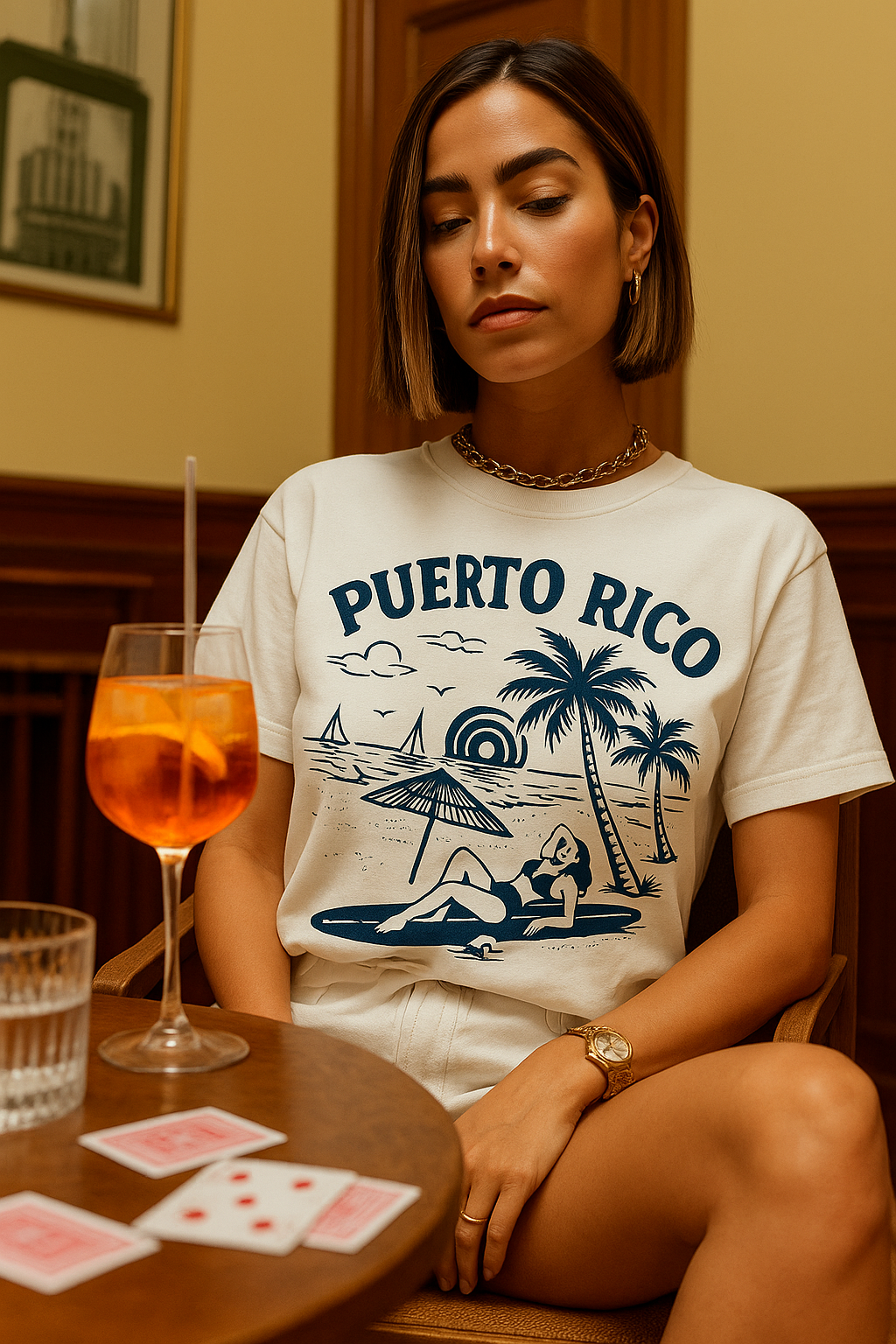 Unveiling Heritage and Leisure: The 'PUERTO RICO' Tee