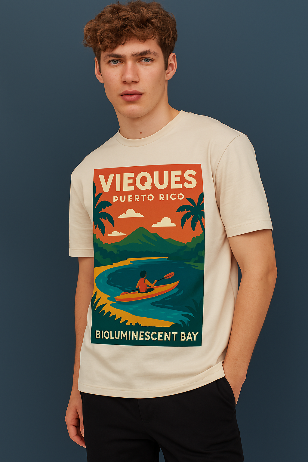 Discover the Radiant Message of Vieques' Bioluminescent Bay Tee