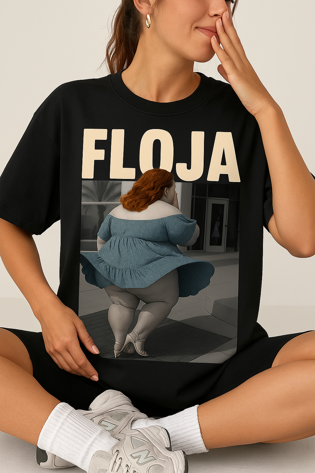 Redefining 'Lazy': The FLOJA T-Shirt's Bold Statement