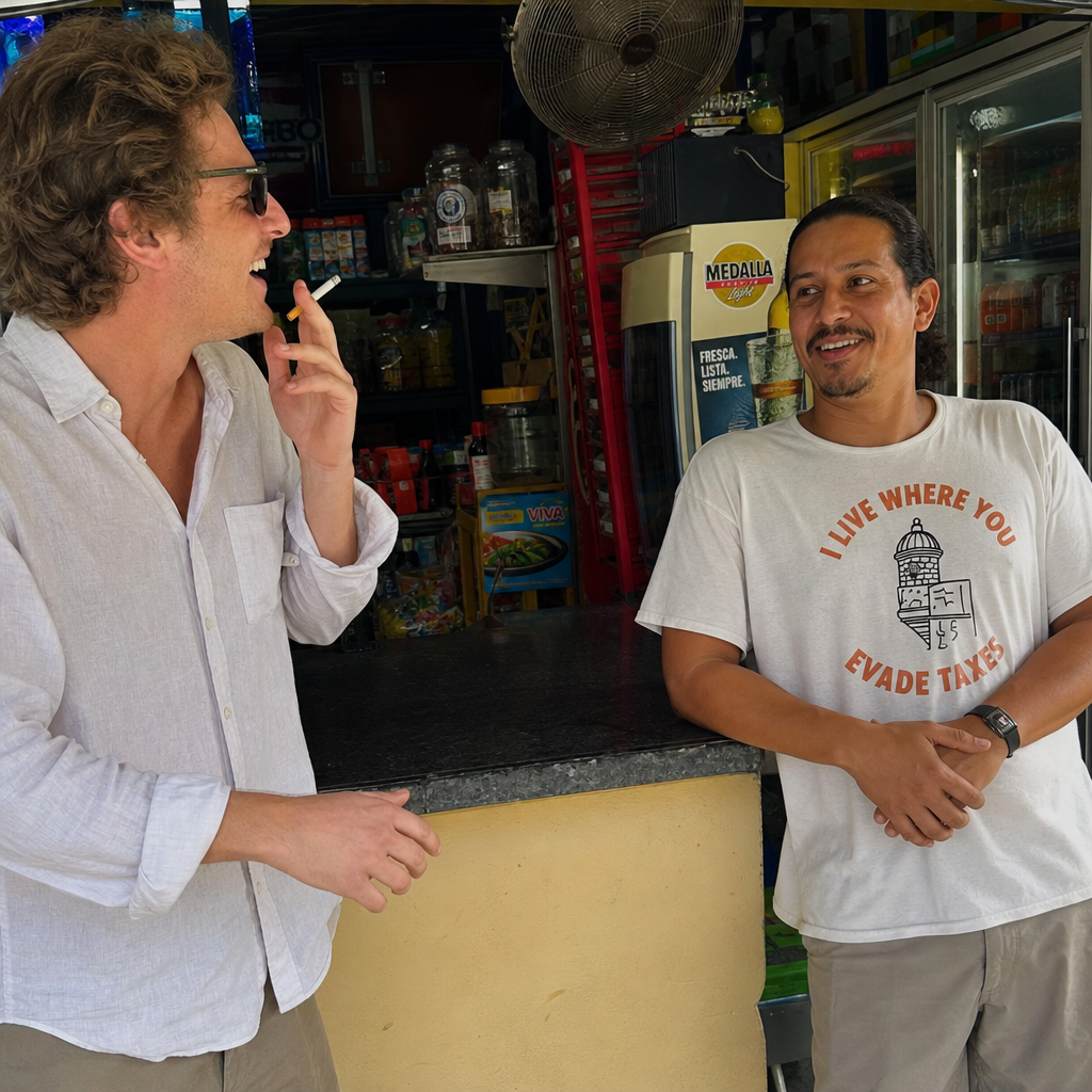 Happy Island Club, candid realism photo