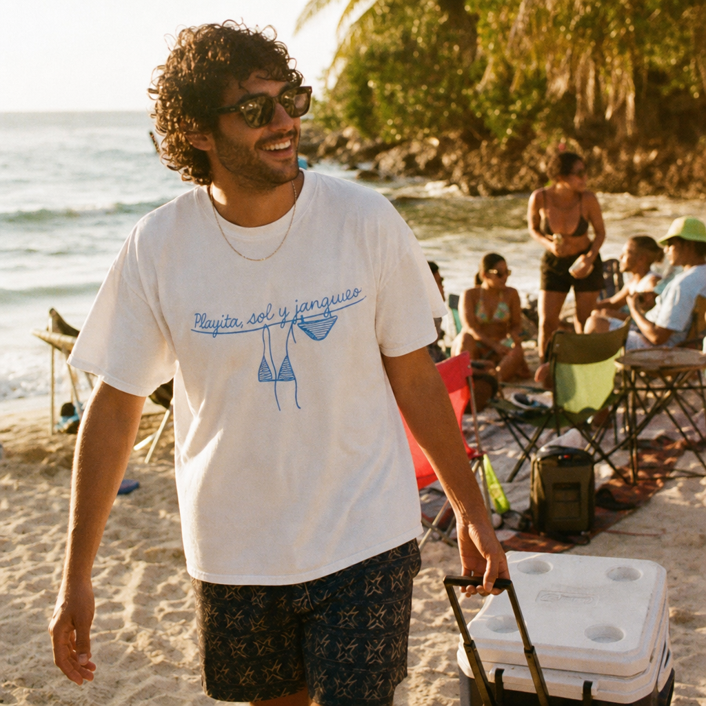 Happy Island Club, candid realism photo
