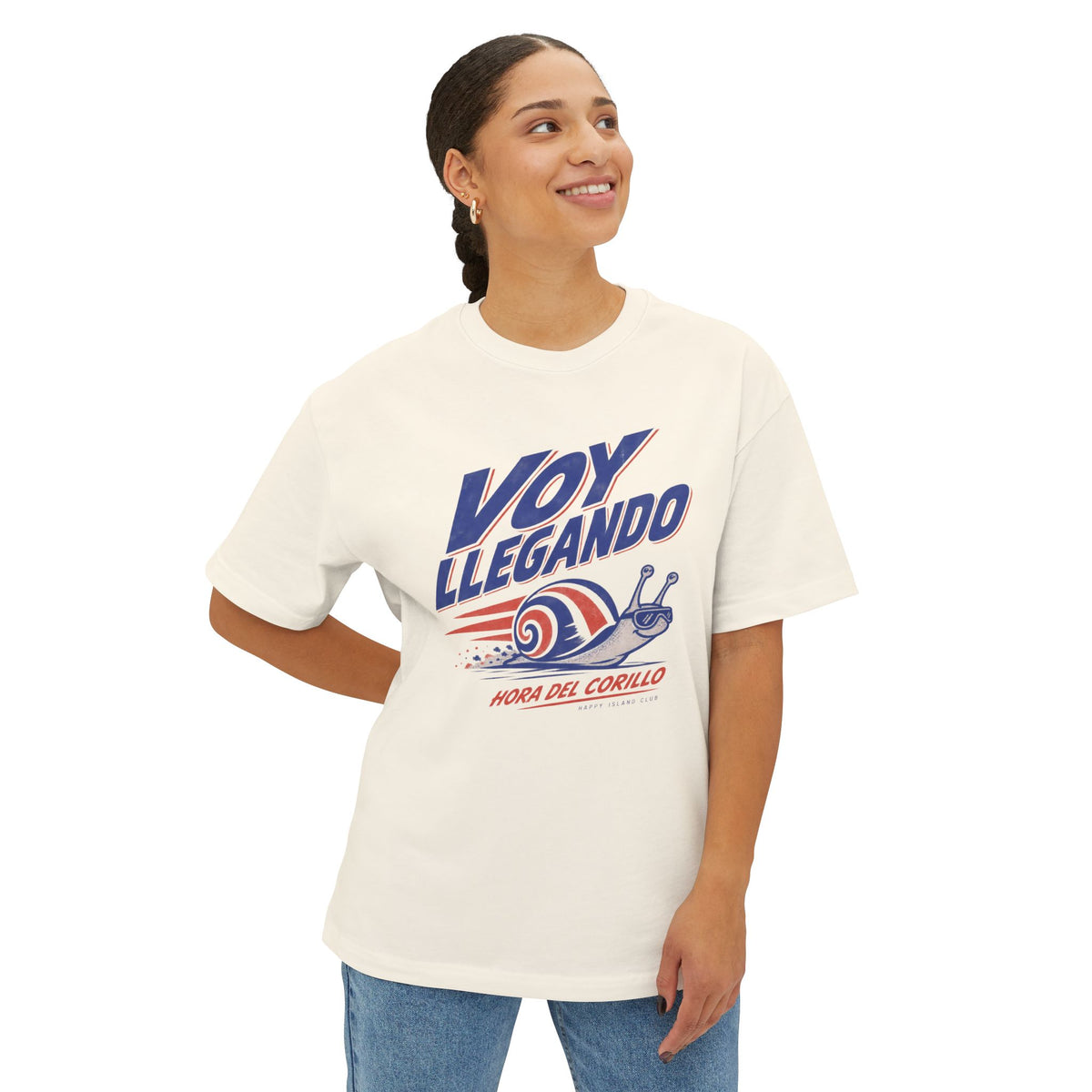 Voy llegando — Boxy Tee