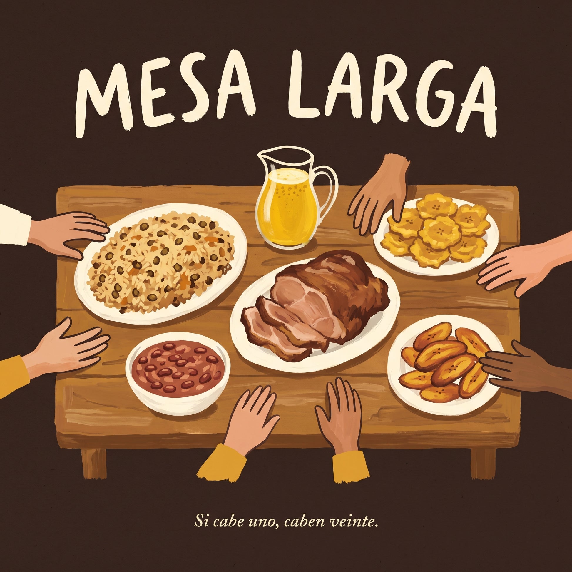 MESA LARGA — design