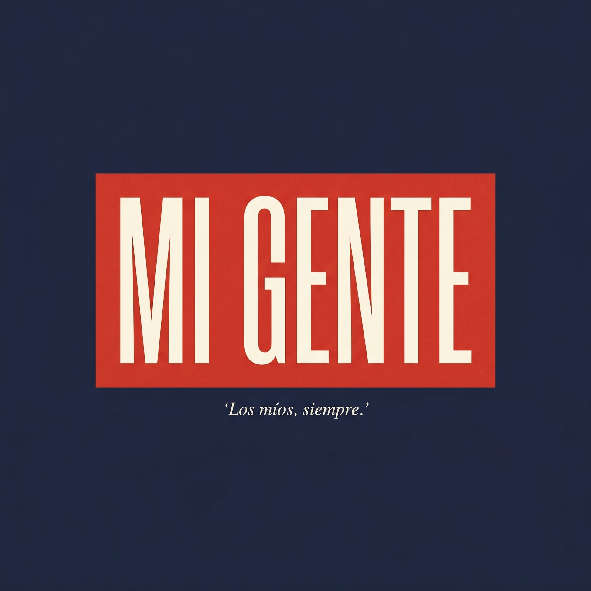 MI GENTE — design