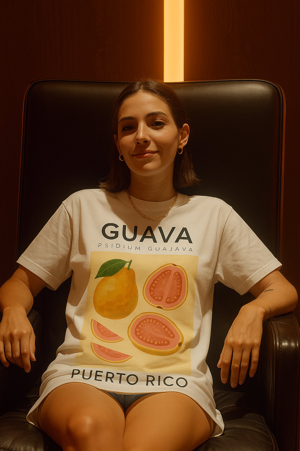 Guava Puerto Rico T-Shirt - guava-on-model-3-variant-2-2025-05-26T22-26-29-025Z.png