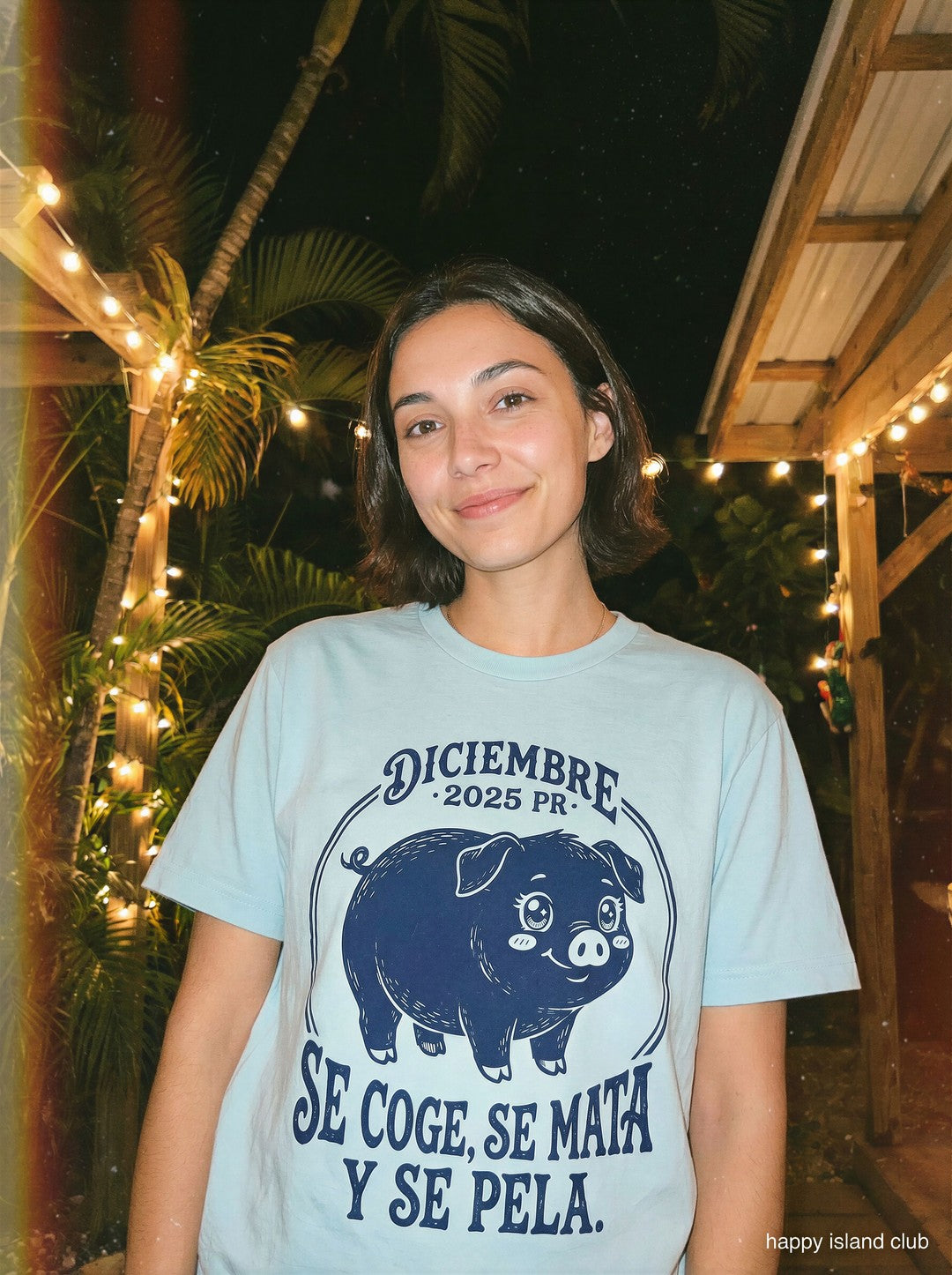 Pig Themed Festive T-Shirt - mockup_Y2E3OWRlZTQtN2M2Zi00NzMzLTk1ZDgtZjczZmQwYzZmN2Yx_rosa_hero_20251123_131927_upscaled.jpg