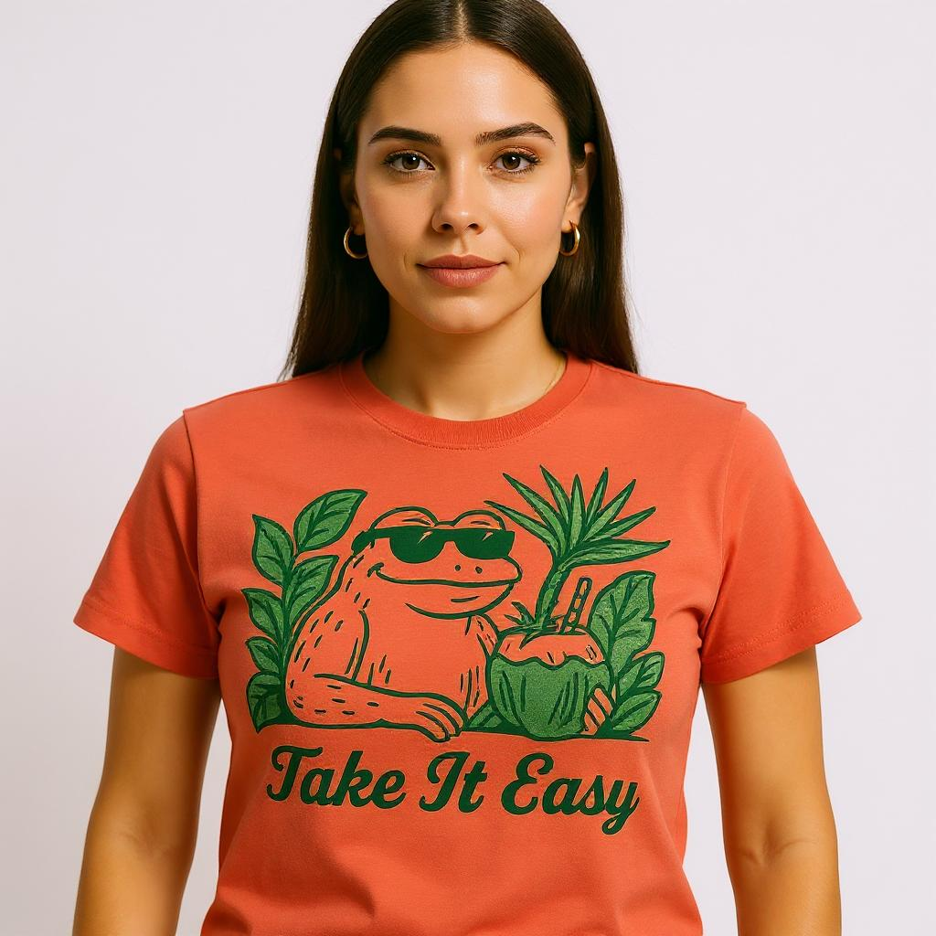Take It Easy - Coral Silk