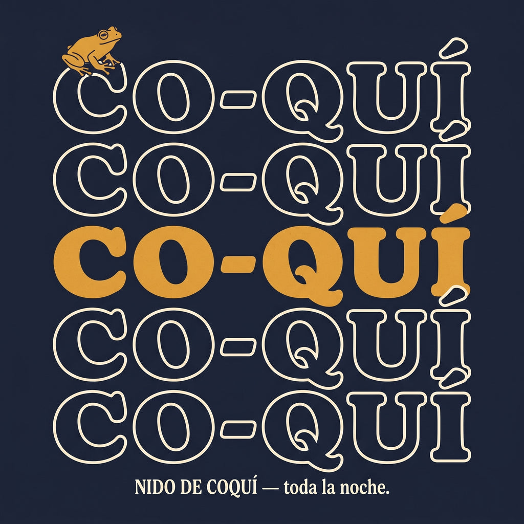 NIDO DE COQUÍ — graphic