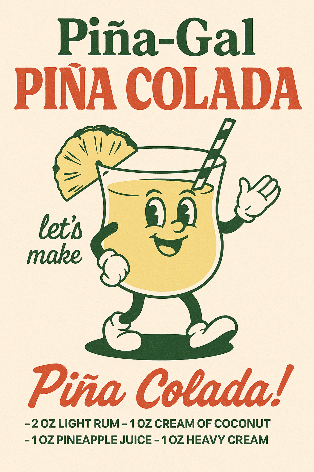 Piña-Gal Piña Colada T-Shirt - pina-colada.png