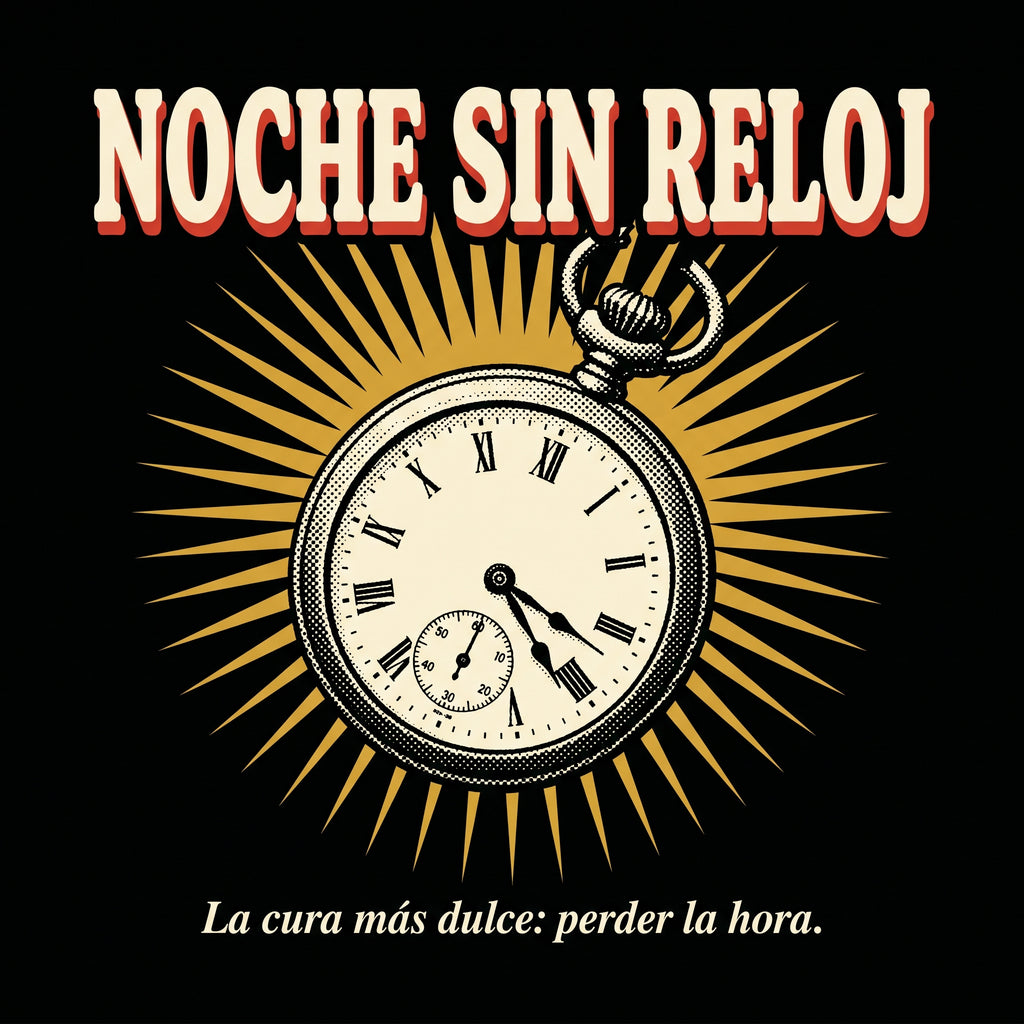 NOCHE SIN RELOJ — design