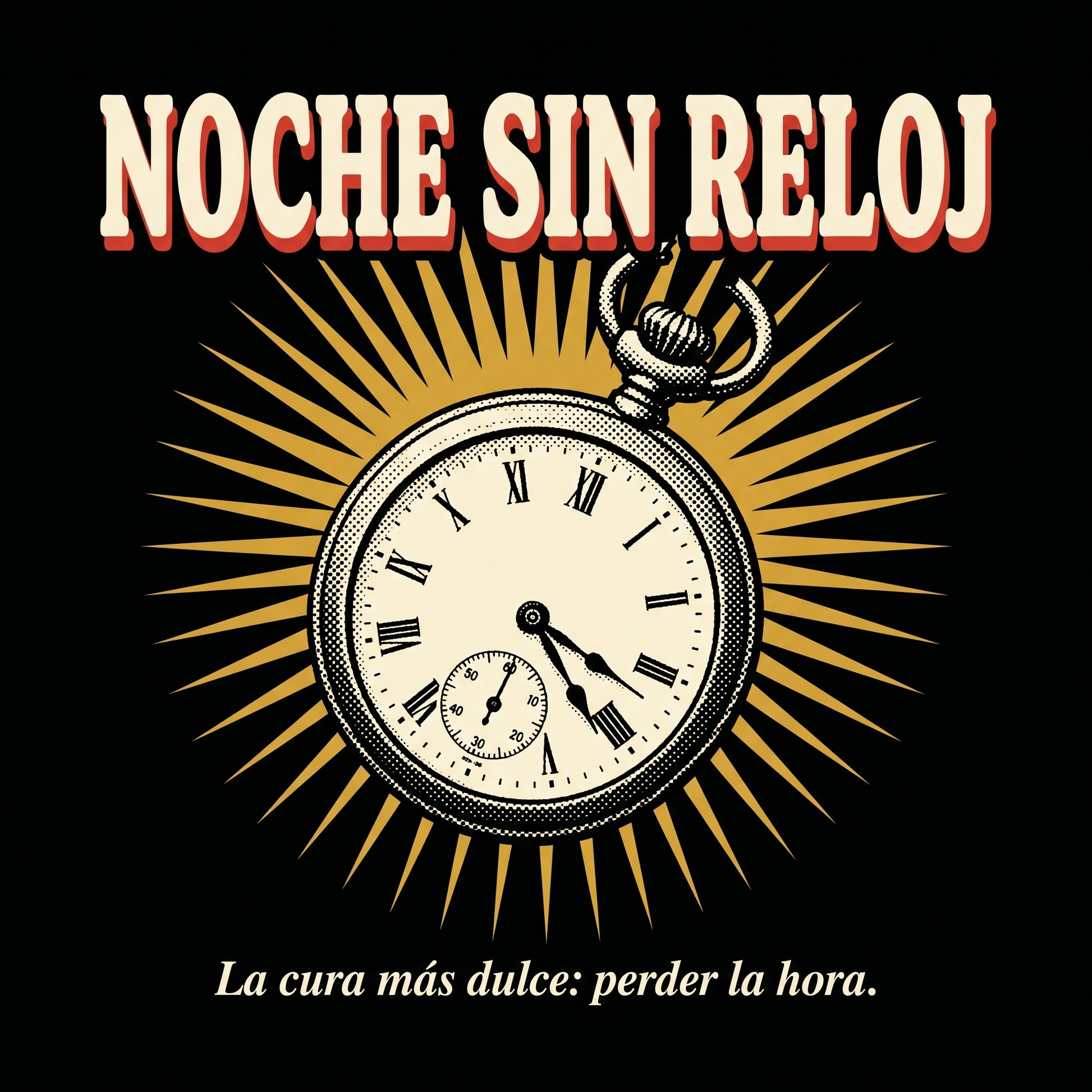 NOCHE SIN RELOJ — design