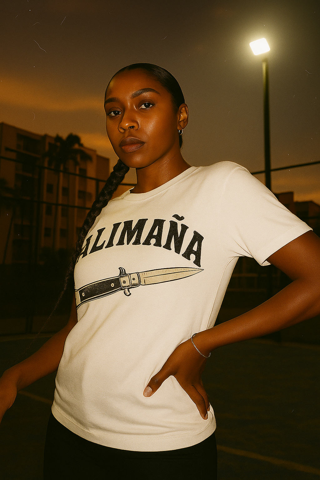 ALIMAÑA T-Shirt with Switchblade Graphic - design-applied-model-2-variant-1-2025-04-27T19-22-01-188Z.png