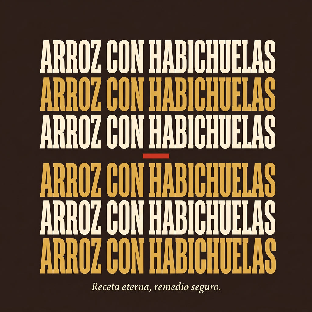 ARROZ CON HABICHUELAS — design