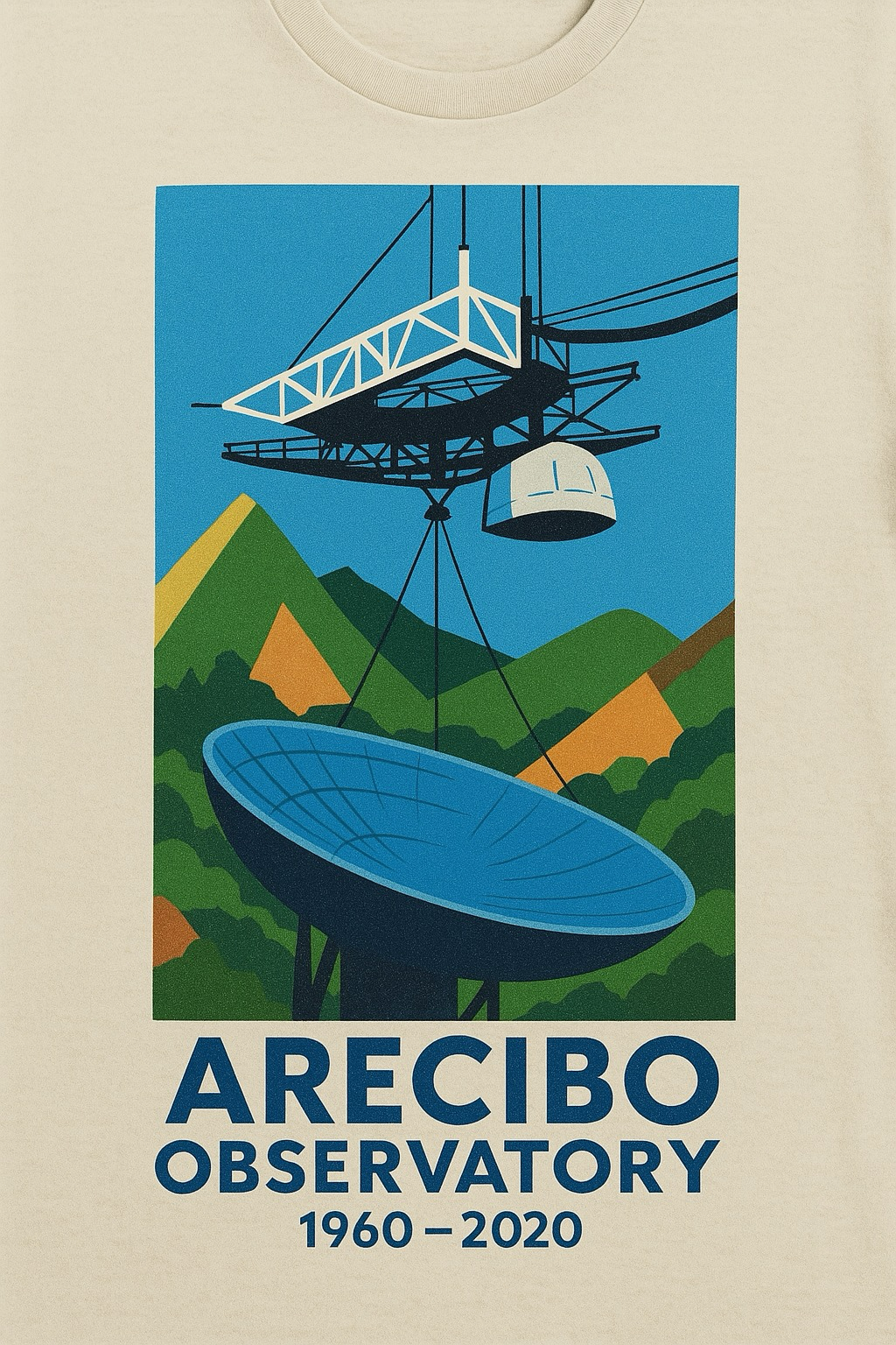 ARECIBO OBSERVATORY 1960–2020 T-Shirt