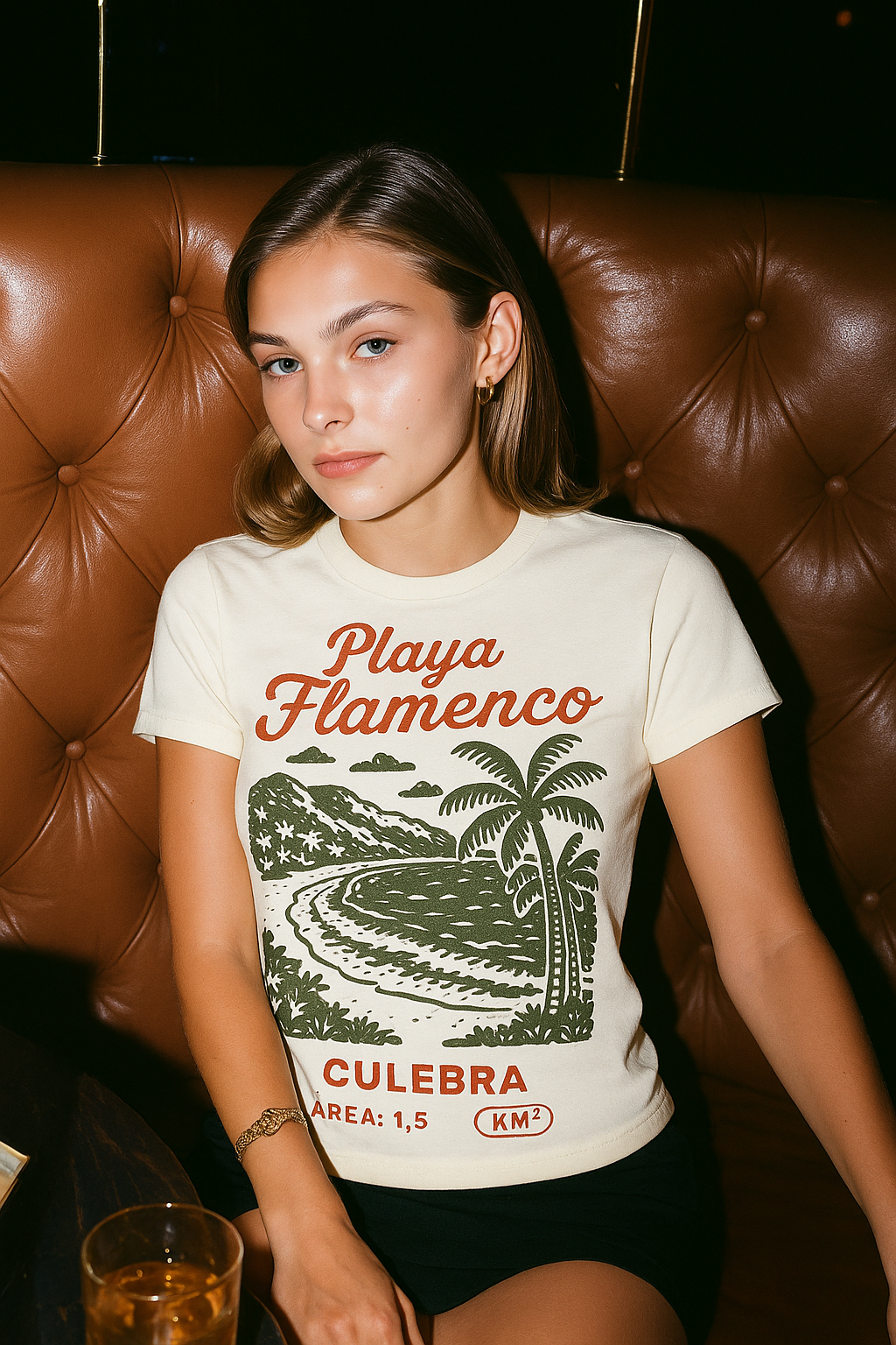 Playa Flamenco Culebra T-Shirt - playa-flamenco-on-model-2-variant-2-2025-05-26T22-51-11-270Z.png