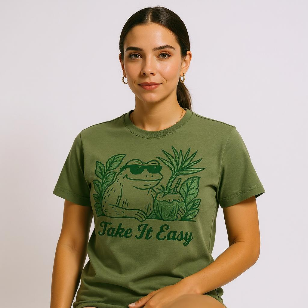 Take It Easy - Heather Military Green