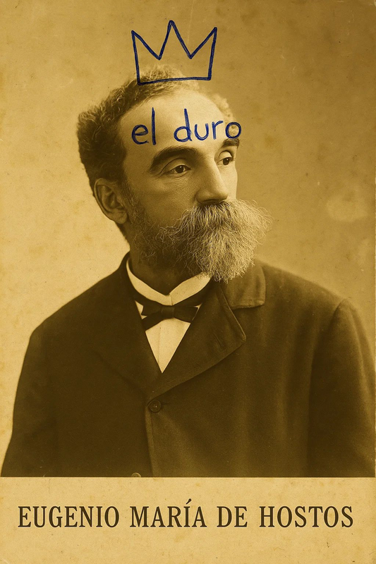 El Duro - Eugenio María de Hostos T-Shirt - eugenio-el-duro-hostos.png