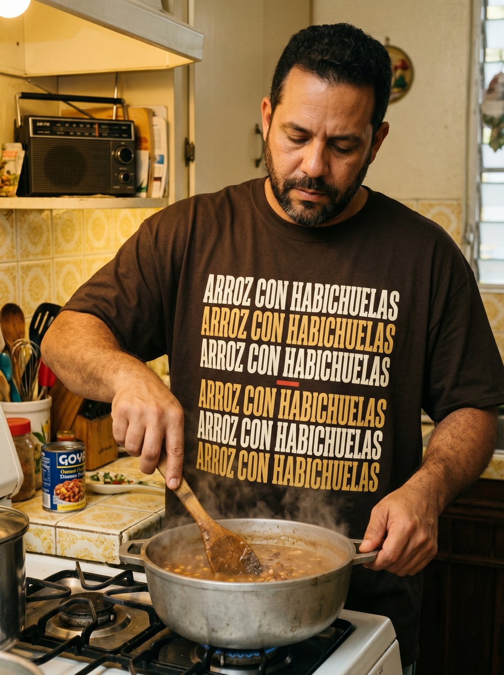 ARROZ CON HABICHUELAS — on model