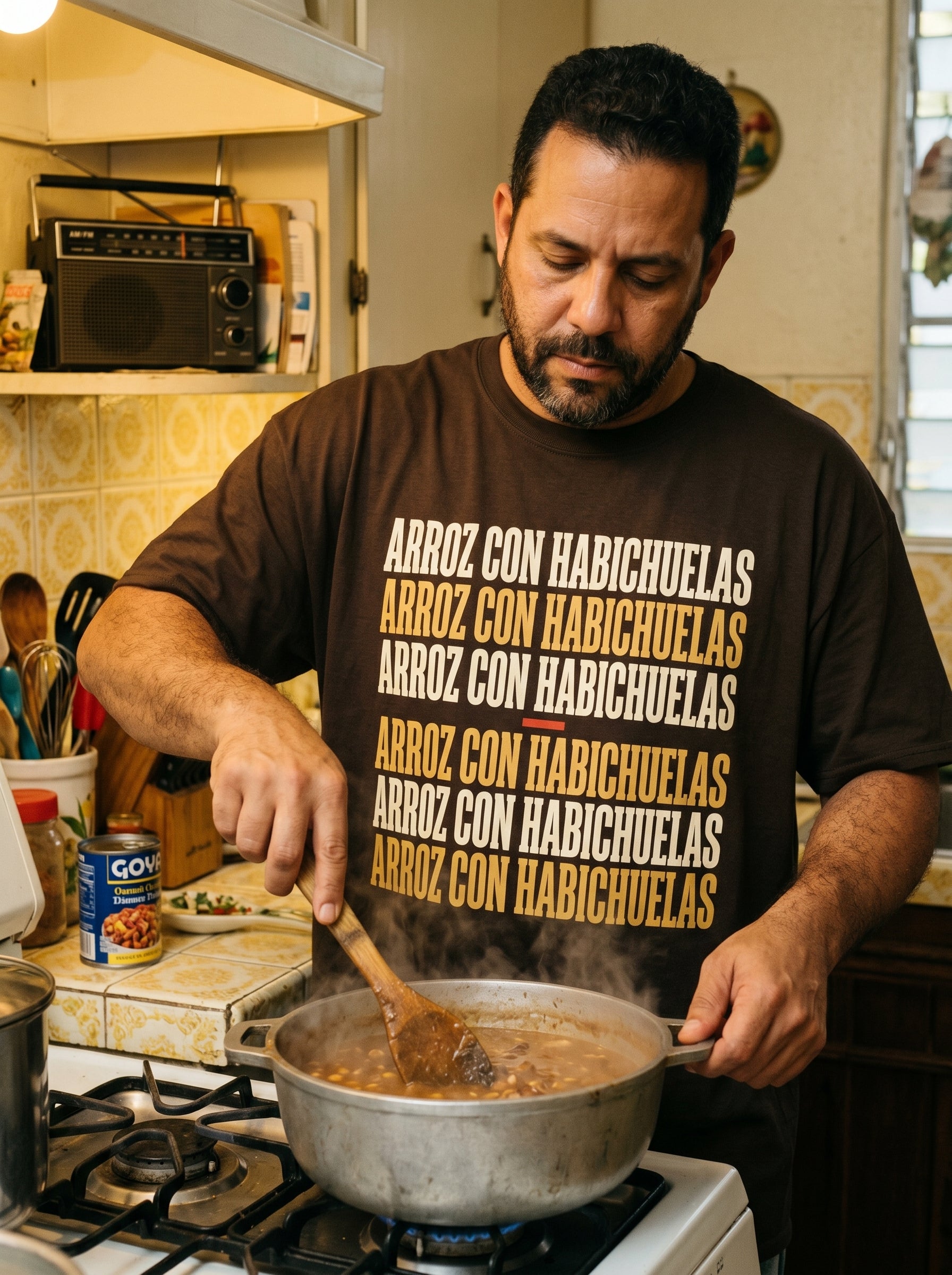 ARROZ CON HABICHUELAS — on model