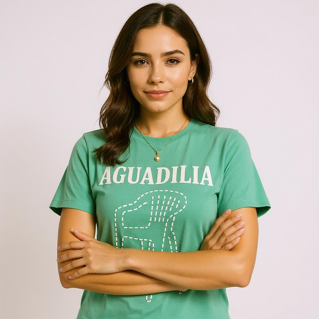 AGUADILLA Chair T-Shirt - El que se va pa' Aguadila pierde su silla - Mint Green