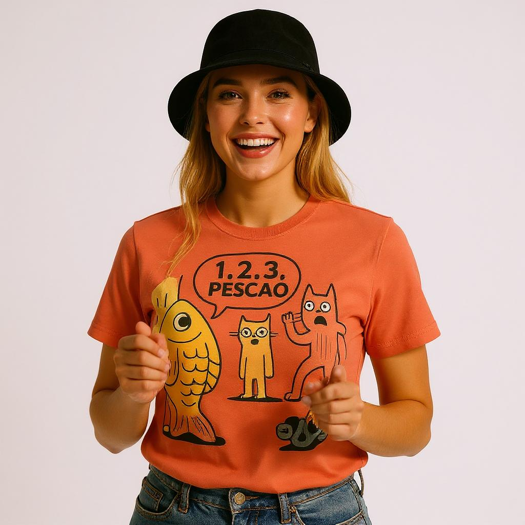 1, 2, 3, Pescao - Coral Silk