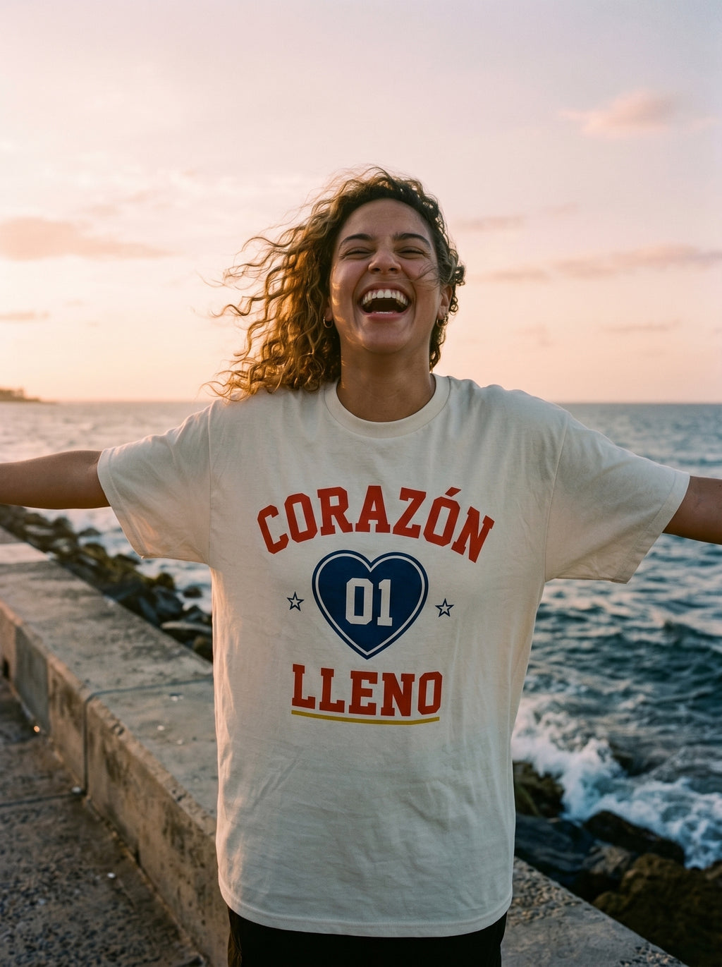 CORAZÓN LLENO — on model