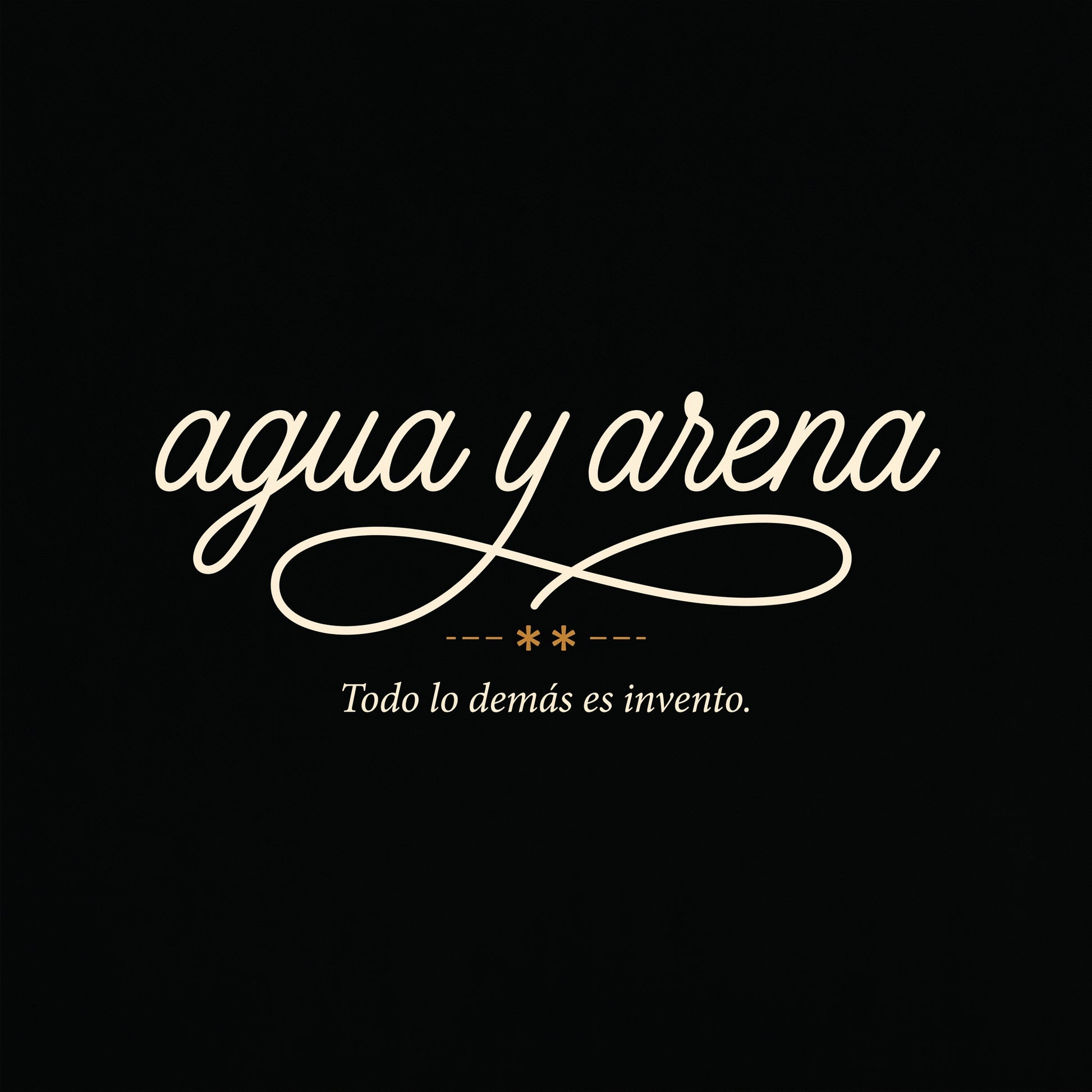 agua y arena — design