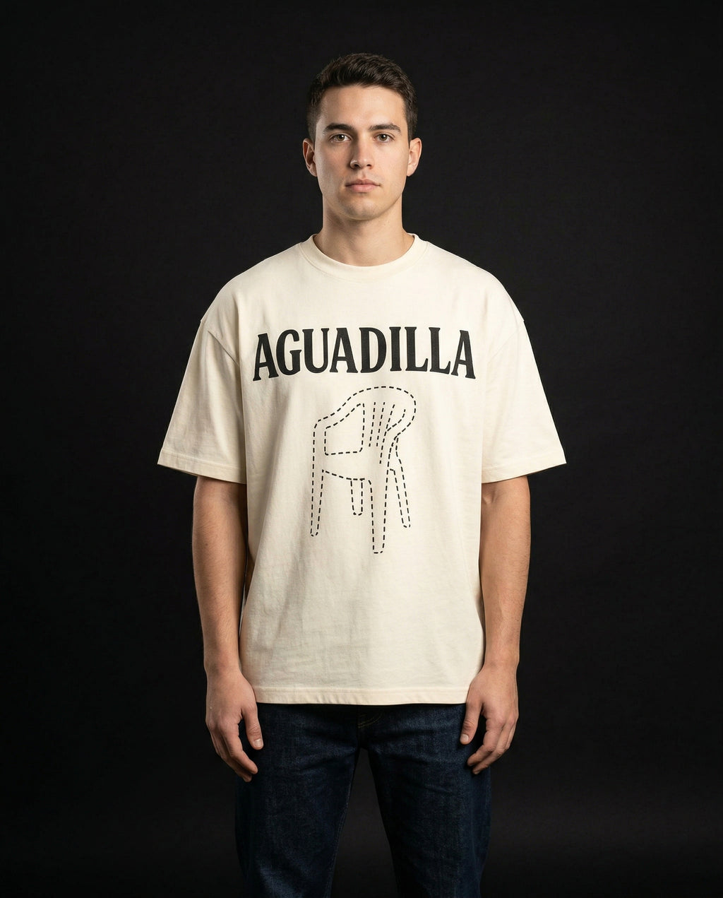 AGUADILLA Chair T-Shirt - El que se va pa' Aguadila pierde su silla — aguadilla-chair-t-shirt-el-que-studio-01-full