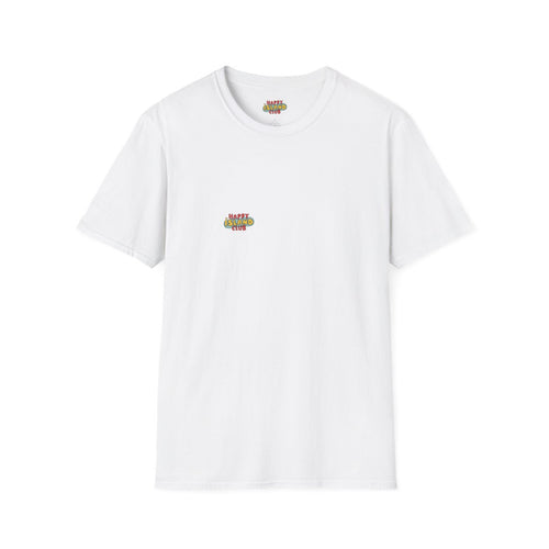 Front view of Algaro Tee with Red Chevron on a clean background