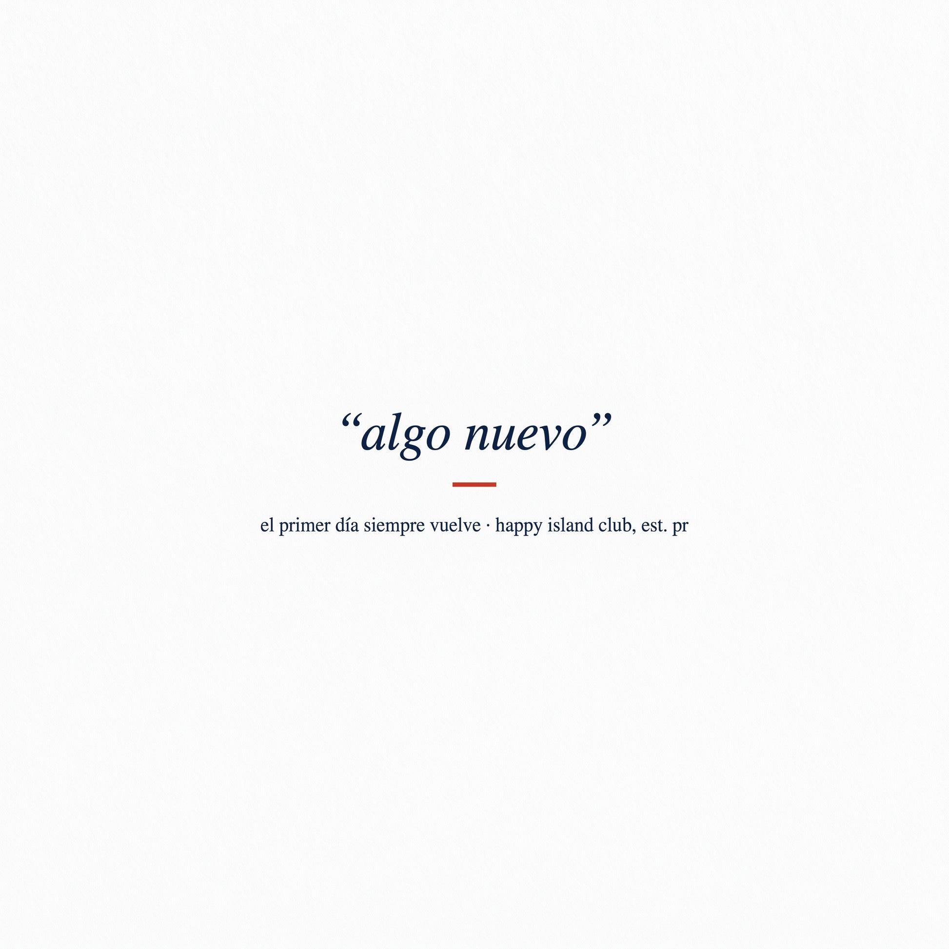 ALGO NUEVO — design