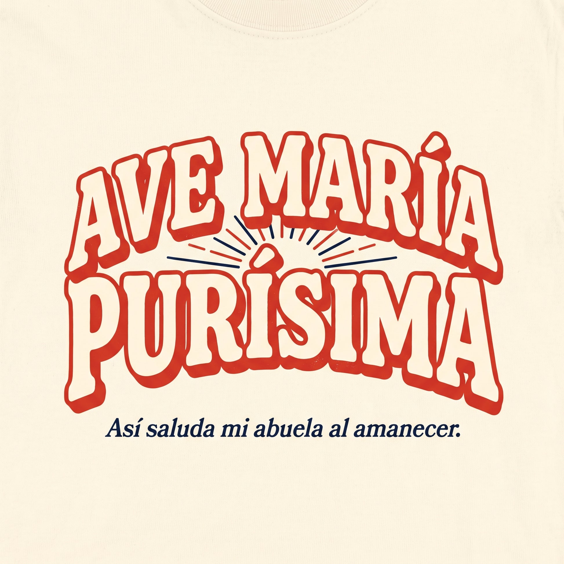 AVE MARÍA PURÍSIMA — design