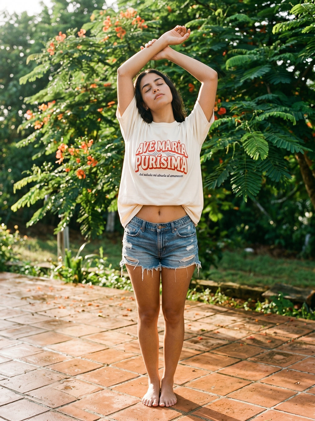 AVE MARÍA PURÍSIMA — on model