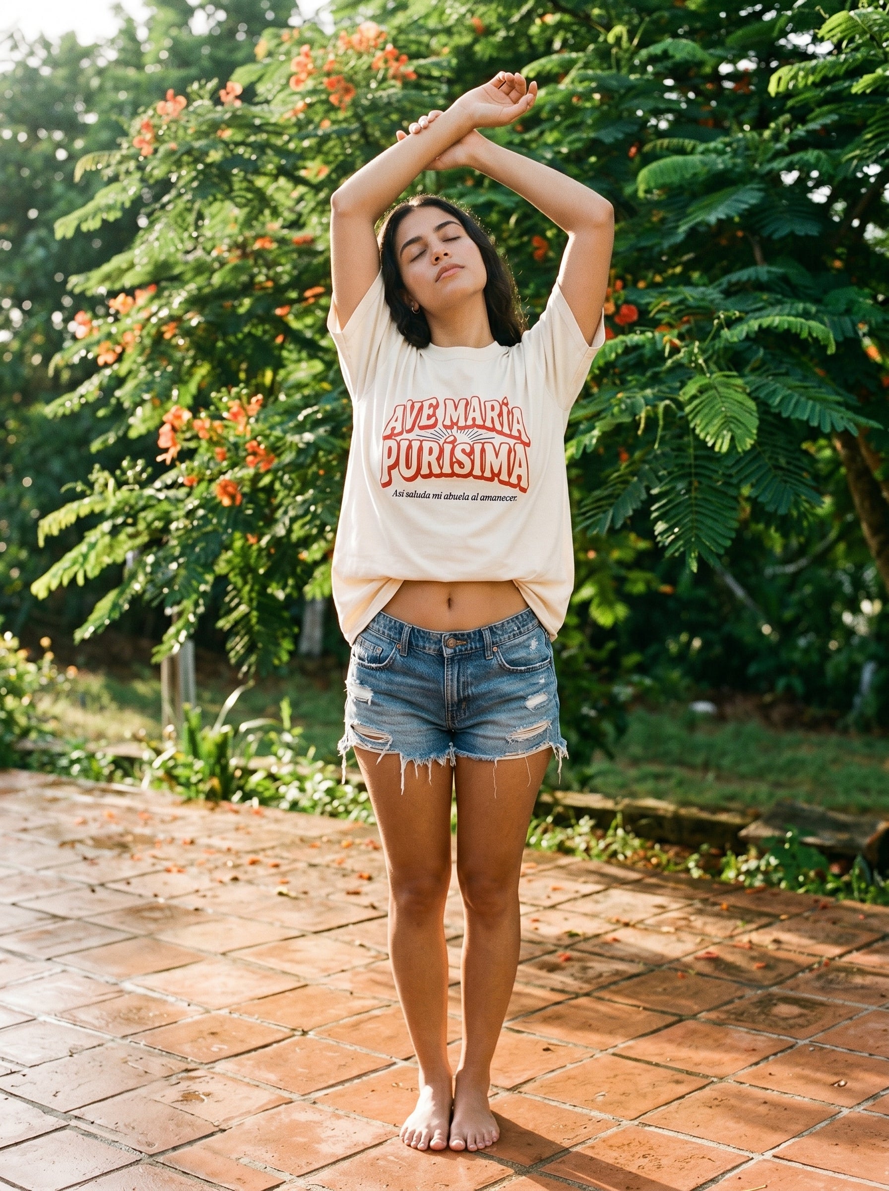AVE MARÍA PURÍSIMA — on model