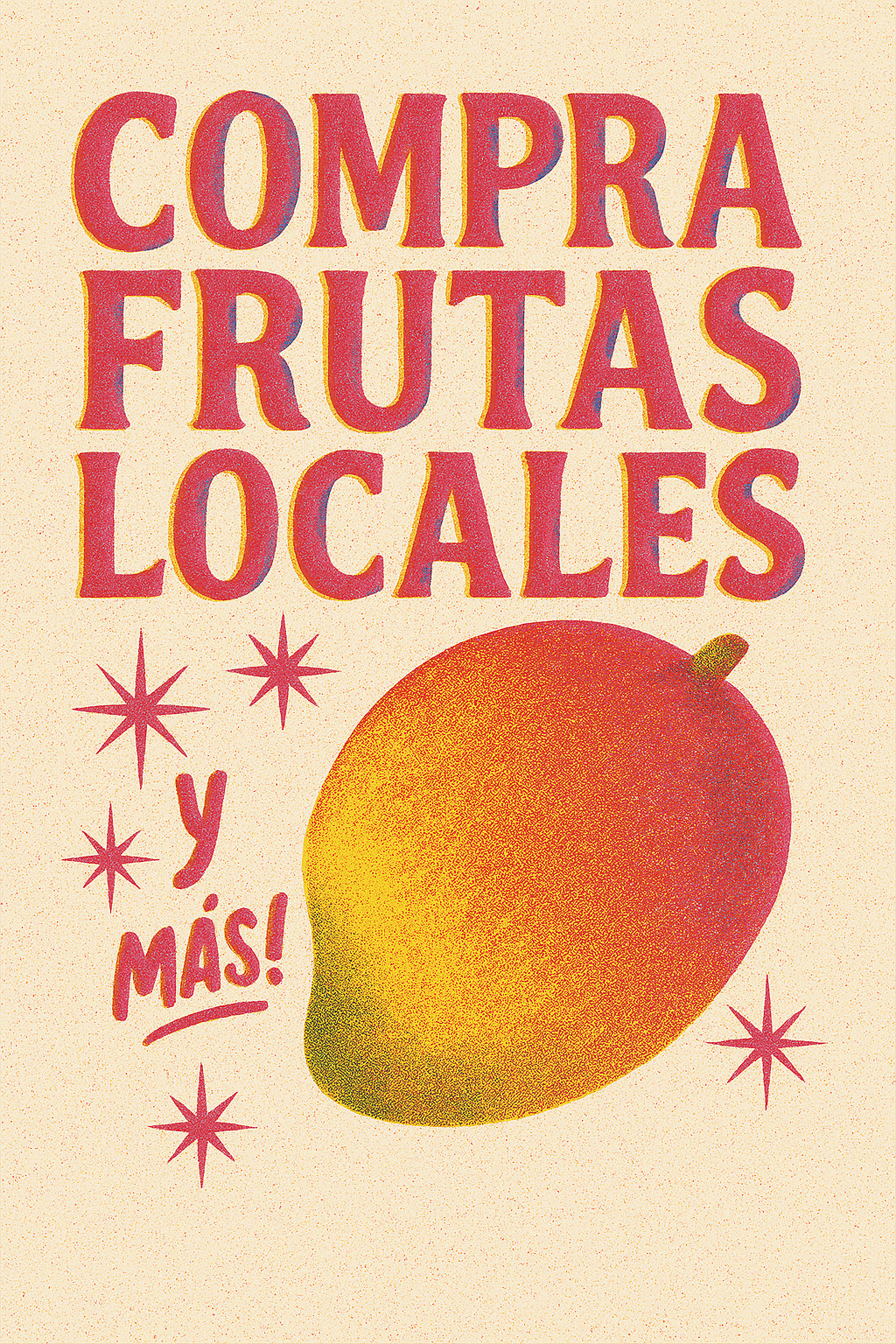 Compra Frutas Locales y Más! - 20250329_1608_Camiseta Compra Local_remix_01jqhrb3y8e2g93zc1852y9xq3.png