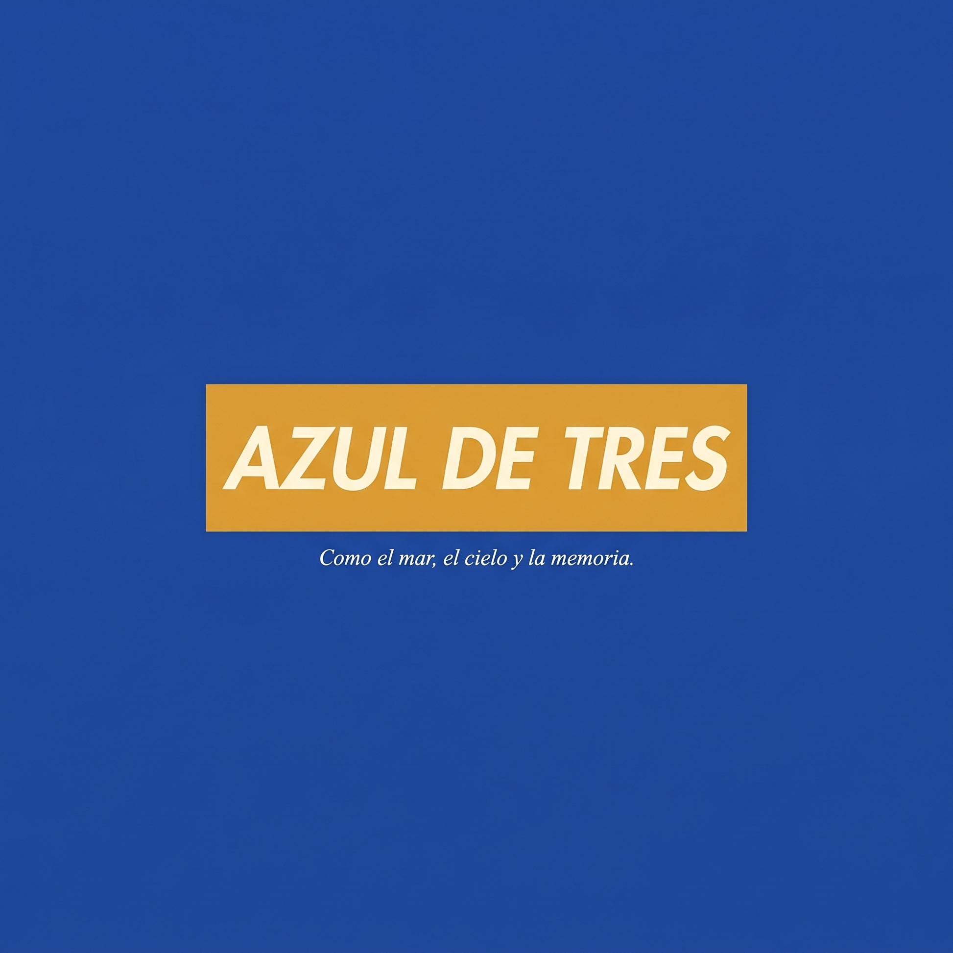 AZUL DE TRES