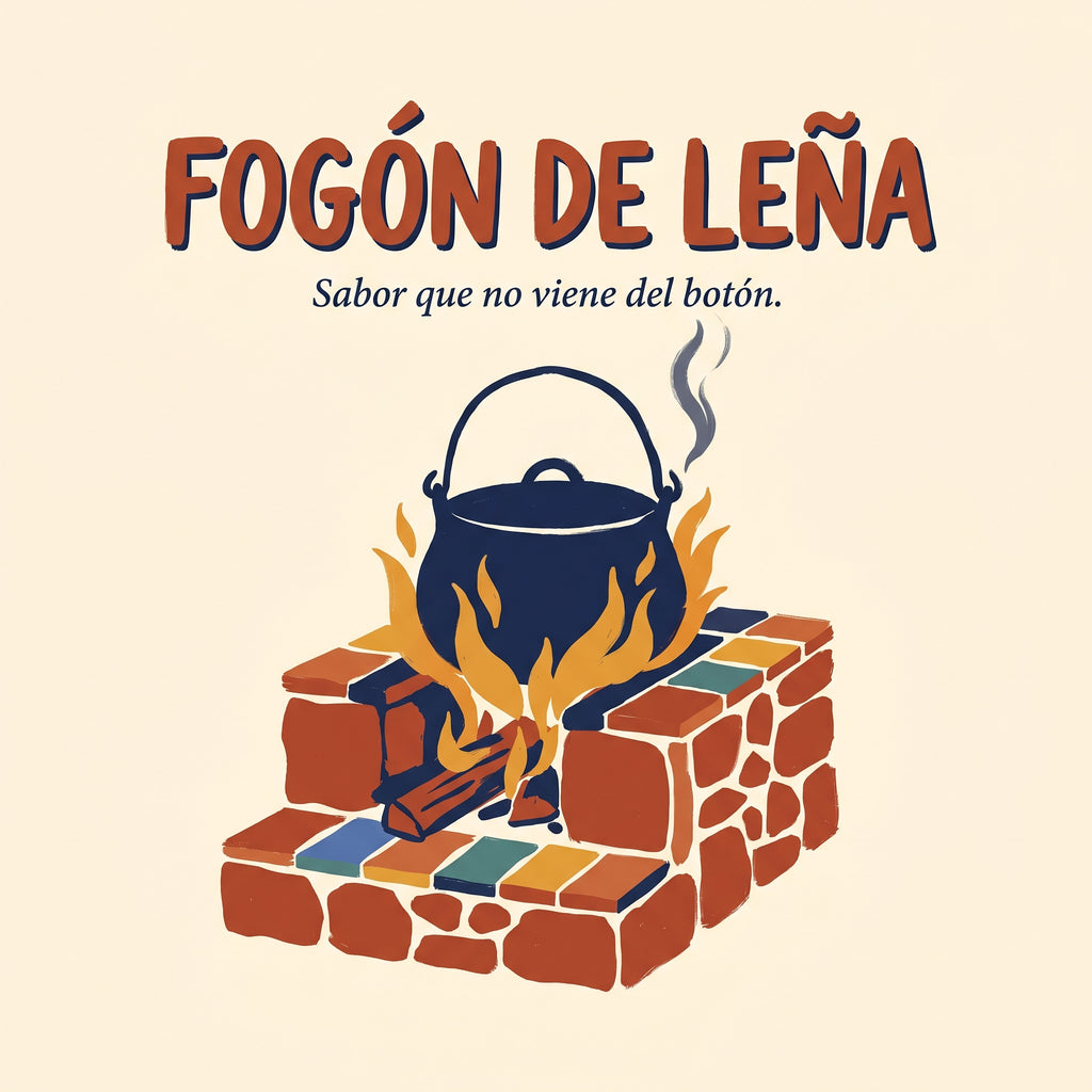 FOGÓN DE LEÑA — graphic