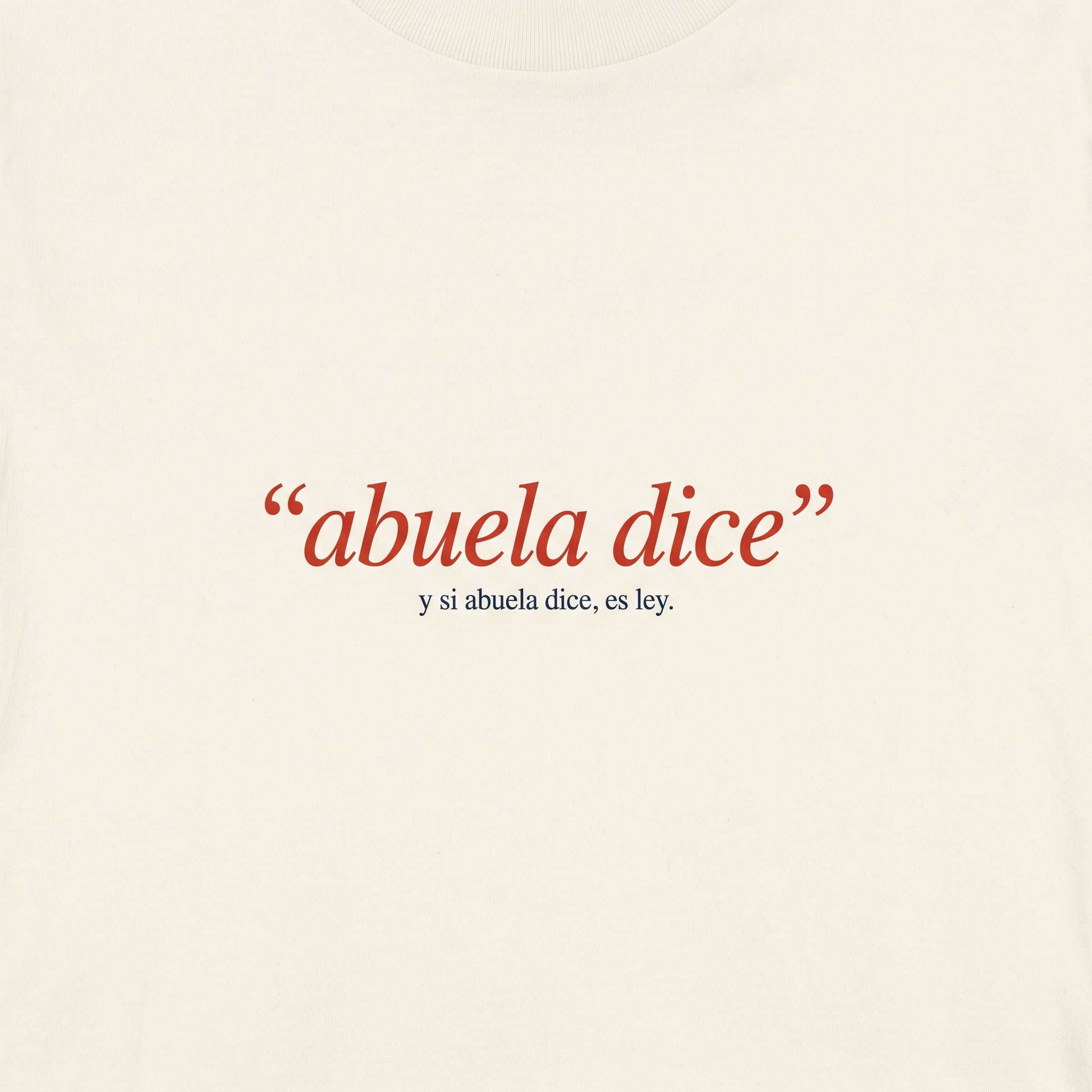 ABUELA DICE — design
