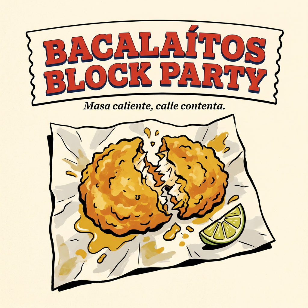 BACALAÍTOS BLOCK PARTY graphic