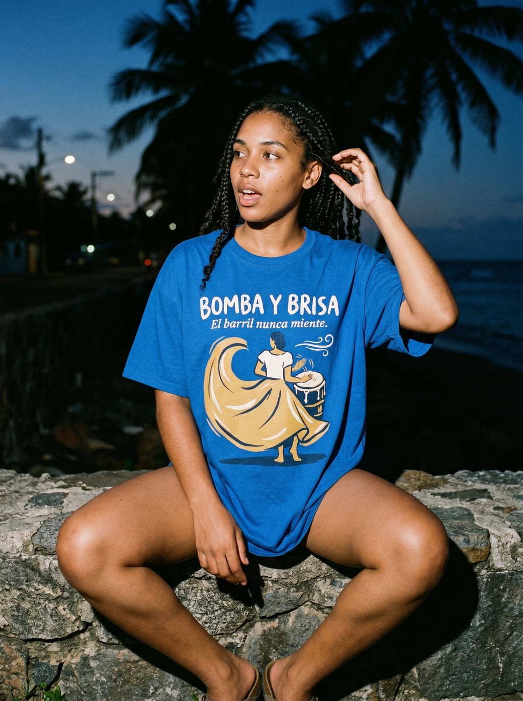 BOMBA Y BRISA — worn