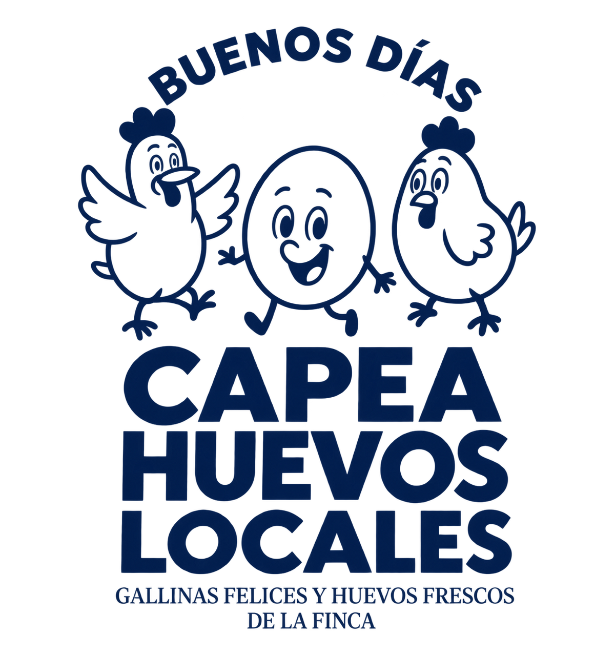 BUENOS DÍAS CAPEA HUEVOS LOCALES standalone design