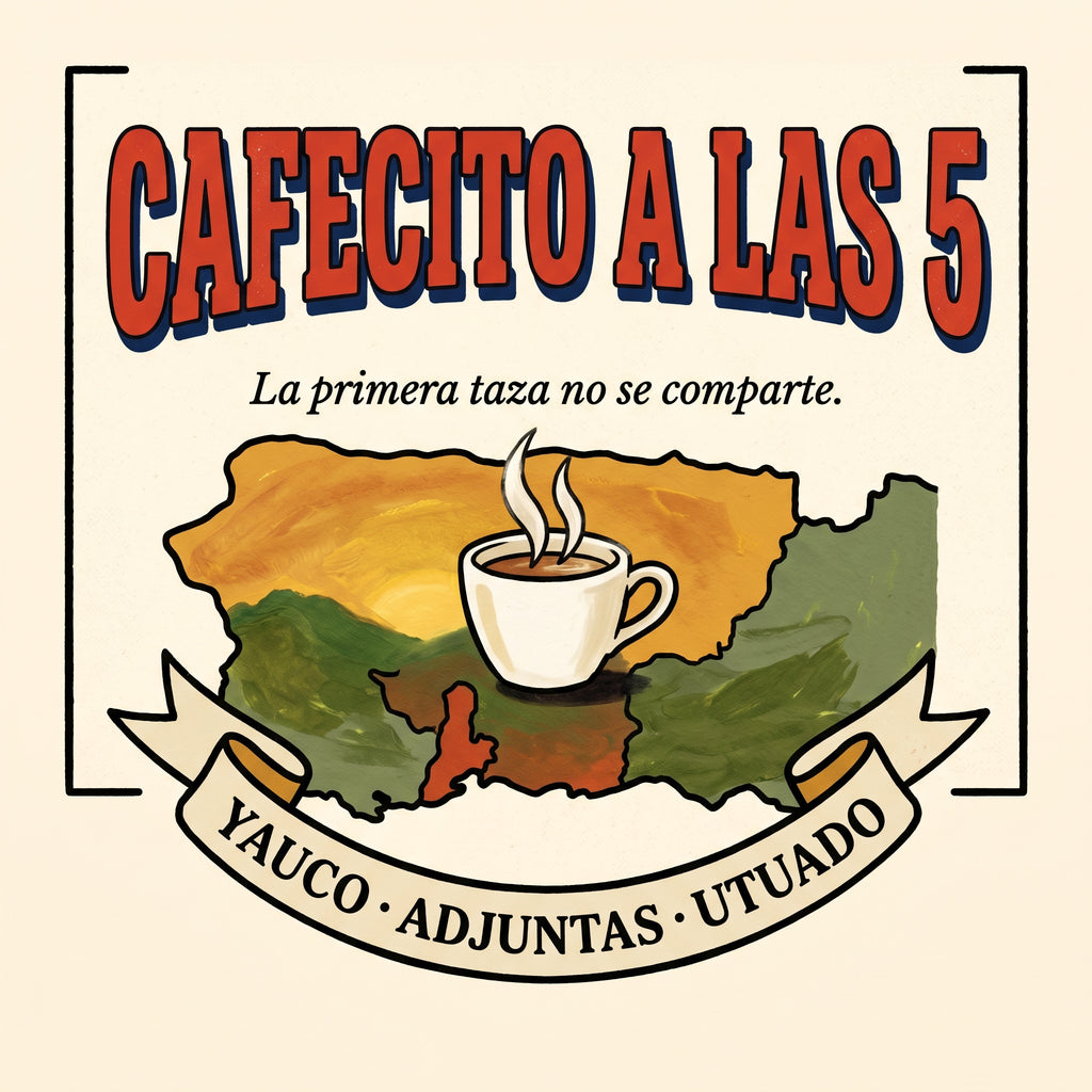 CAFECITO A LAS 5 — design