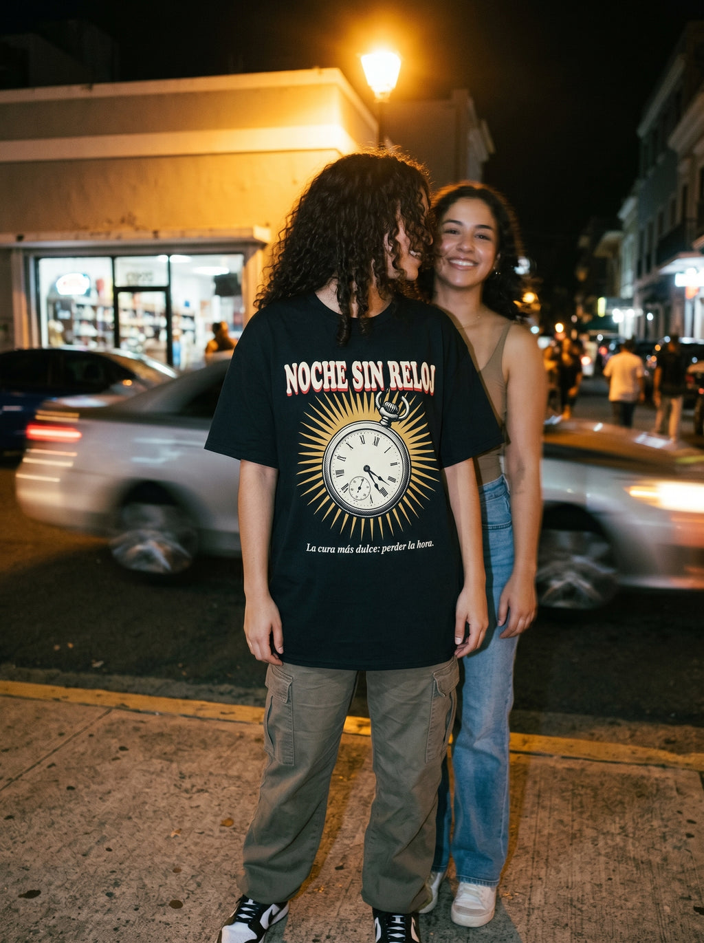NOCHE SIN RELOJ — on model