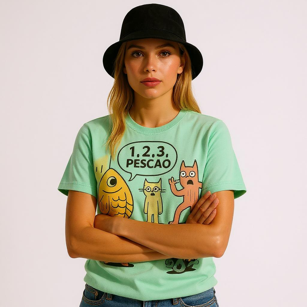 1, 2, 3, Pescao - Mint Green