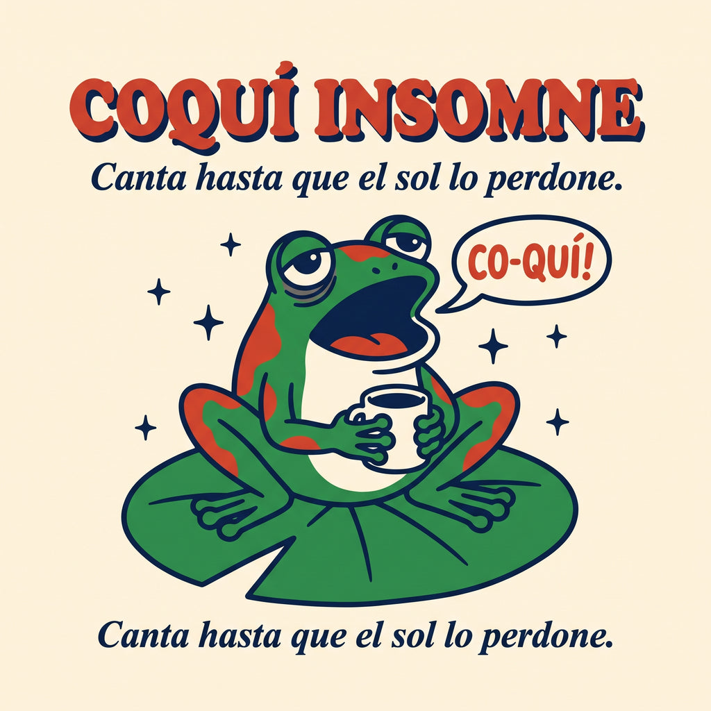 COQUÍ INSOMNE — print