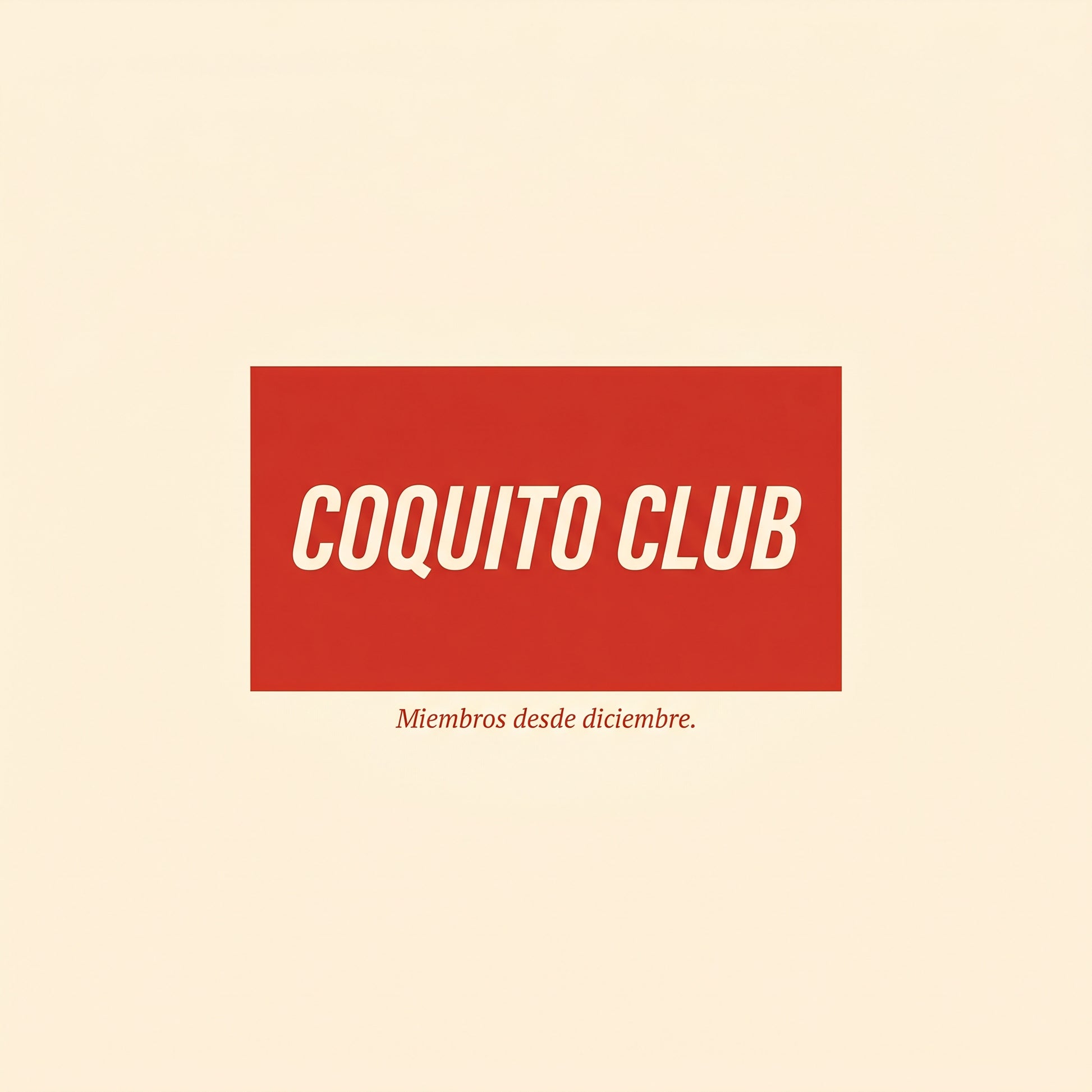 COQUITO CLUB — print