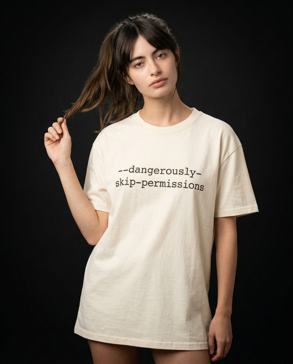 Cyber Coding T-Shirt — cyber-coding-t-shirt-studio-02-three-quarter