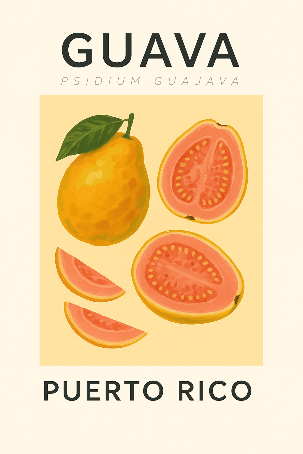 Guava Puerto Rico T-Shirt - guava.png