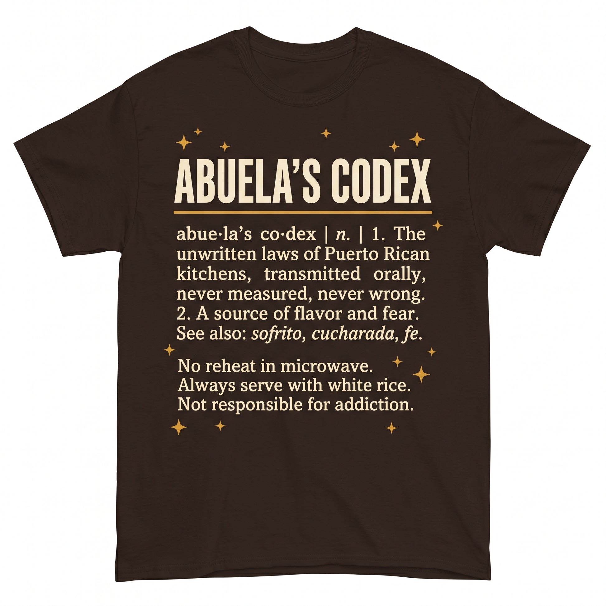 ABUELA'S CODEX design graphic